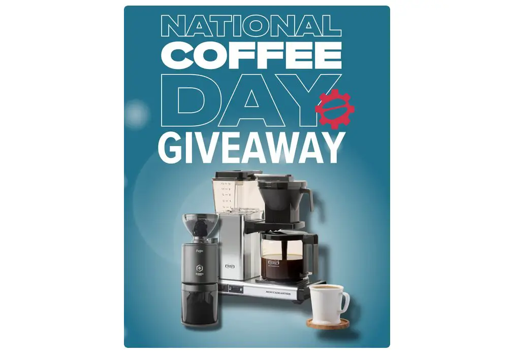 Seattle Coffee Gear National Coffee Day Giveaway - Win A Coffee Maker & More