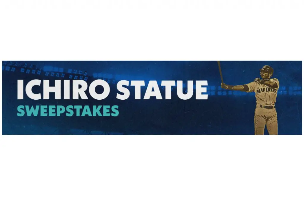 Seattle Mariners Ichiro Statue Sweepstakes - Win Two Mariners Home Game Tickets