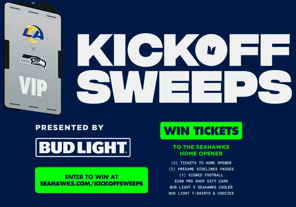 Seattle Seahawks Kickoff Sweeps - Win Seahawks Tickets With Pregame Sideline Access And More