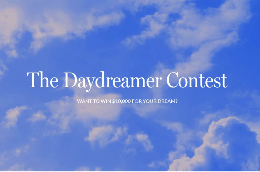 SEAVEES Daydreamer Contest – Fulfil Your Dream With A $10,000 Cash Prize