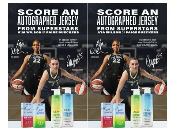 Secret x WNBA Social Sweepstakes - Autographed Basketball Jerseys & Secret x WNBA Fragrance Collection Up for Grabs
