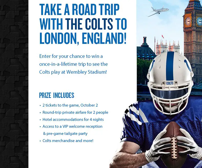 SEE THE COLTS PLAY AT WEMBLEY STADIUM!