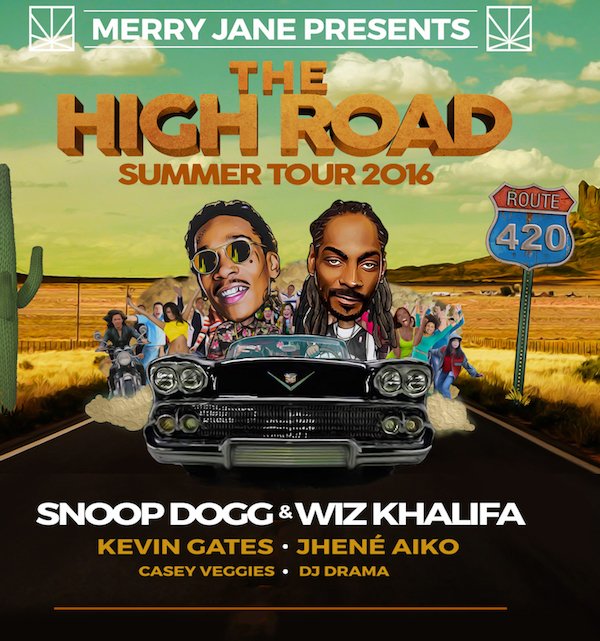 See Snoop Dogg & Wiz Khalifa LIVE on "The High Road" Tour!