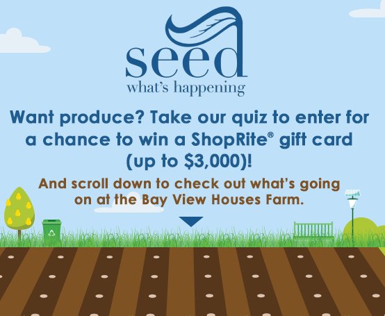 Seed What's Happening Sweepstakes