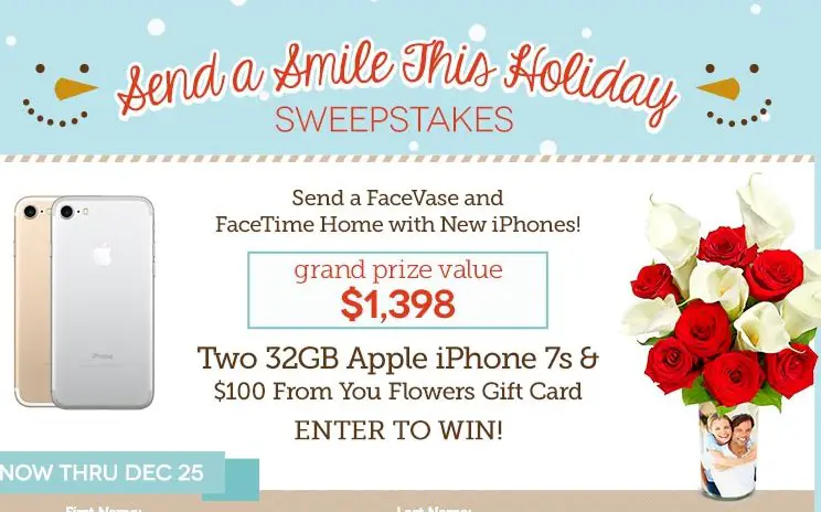 Send A Smile This Holiday!