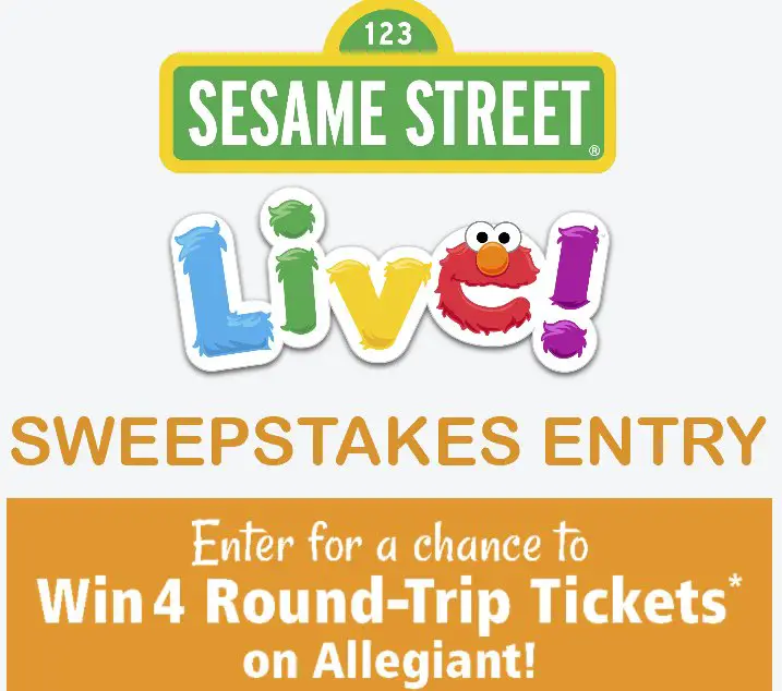 Sesame Street Live Tour Sweepstakes