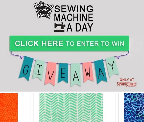 Sewing Machine-A-Day Giveaway