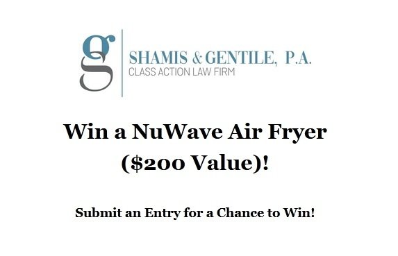 Shamis & Gentile Air Fryer Sweepstakes - Win an Air Fryer