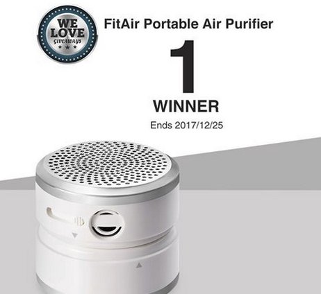 Share & Win FitAir Portable Air Purifier