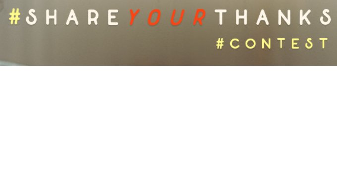 Share Your Family Thanks Promotion!