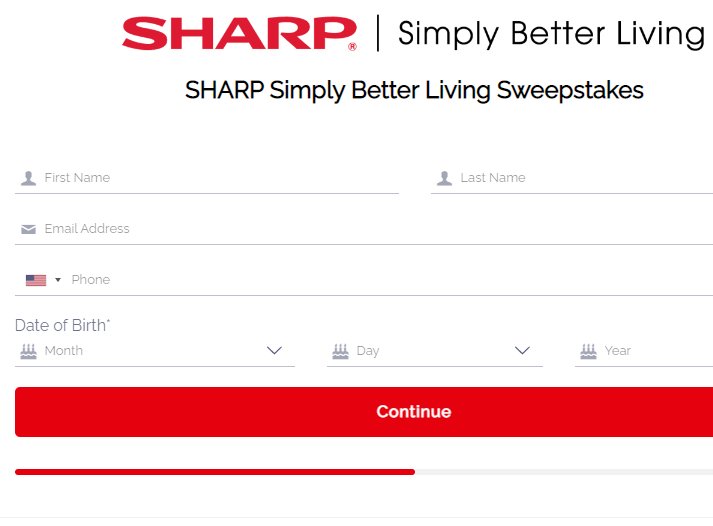 SHARP Simply Better Living Sweepstakes - Win 1 of 8 $250 Visa Gift Cards