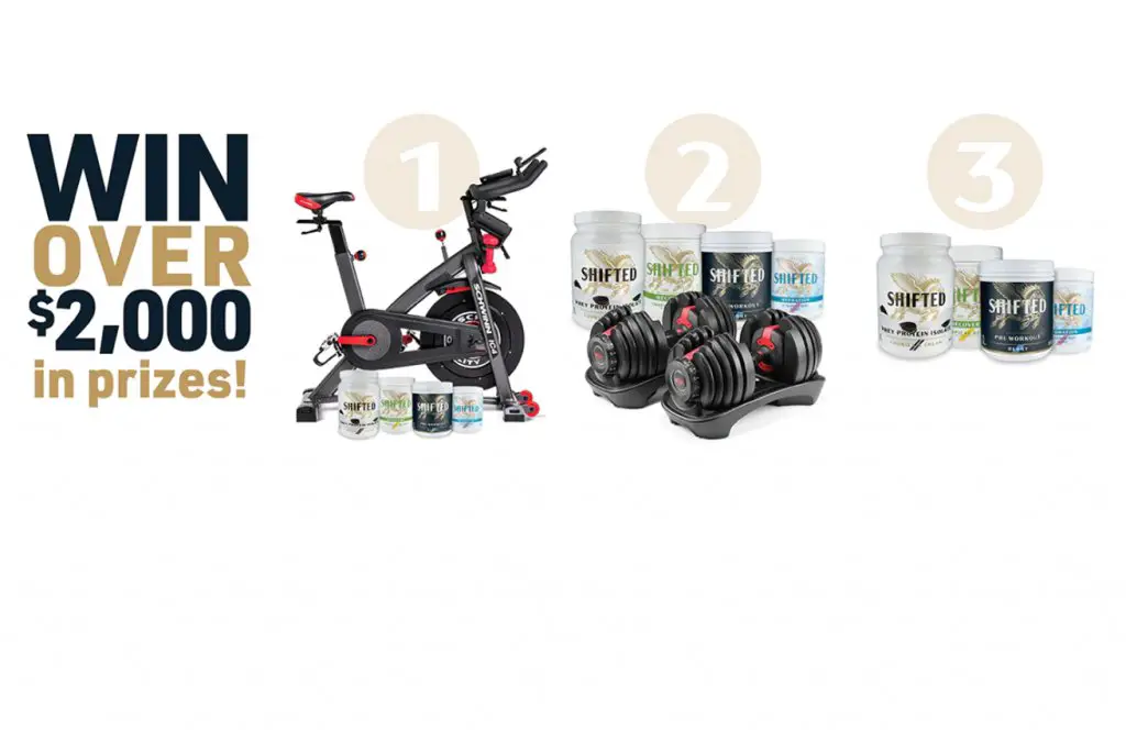 Shifted Sweepstakes - Win Exercise Equipment And Shifted Products Worth $2,000