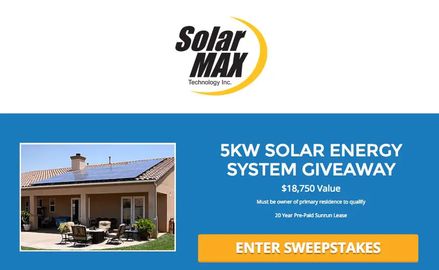 Shine Bright in the 5KW Solar Energy System Giveaway!