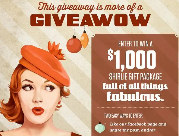 Shirlies Fabulous Gift Package Sweepstakes