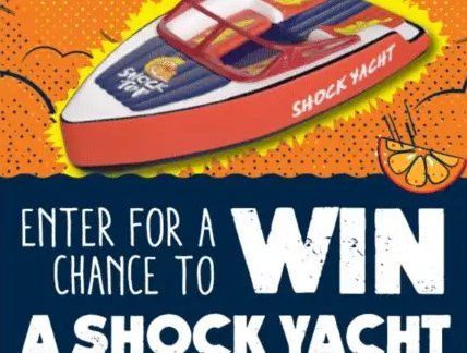 Shock Top Inflatable Yacht Sweepstakes - Win an Inflatable Yacht Float or Cash