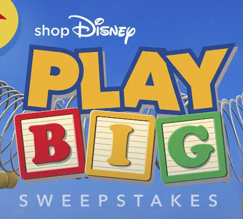 Shop Disney Play Big Sweepstakes