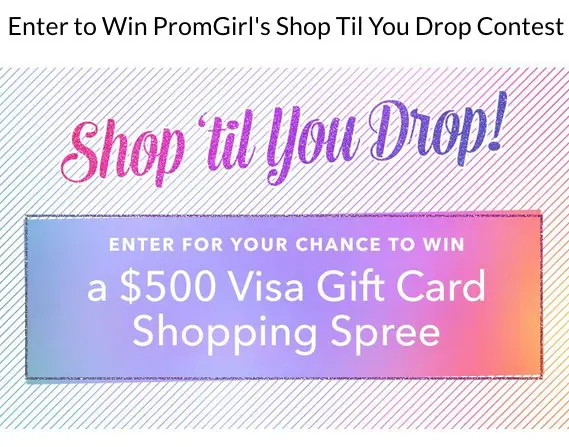 Shop 'Til You Drop Contest