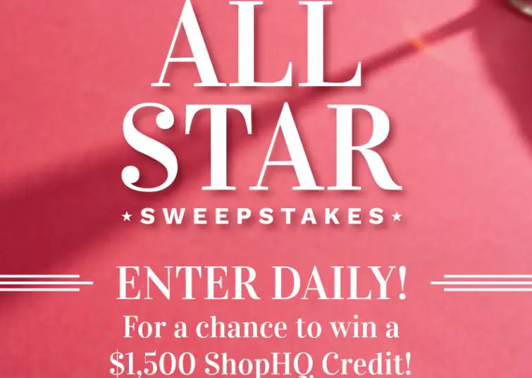 ShopHQ All Star Celebration Sweepstakes - Win $1,500 ShopHQ Shopping Spree