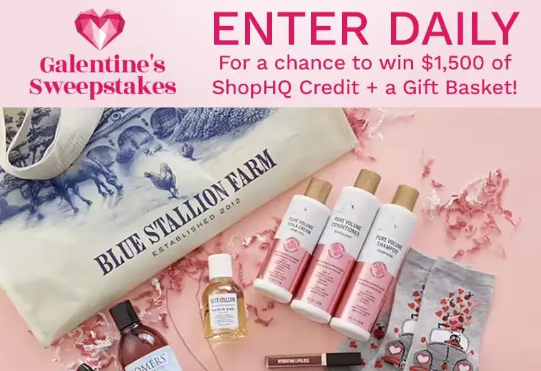 ShopHQ Galentine Sweepstakes - Win $1,500 ShopHQ Credit + A Gift Basket