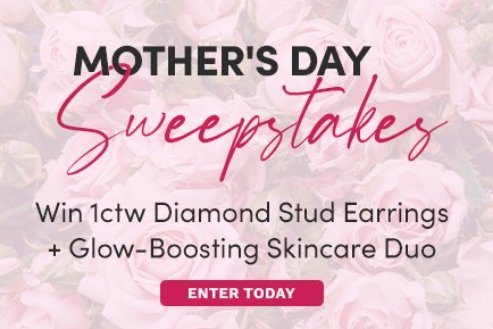 ShopHQ Mother's Day Ultimate Sweepstakes - Diamond Stud Earrings Up For Grabs