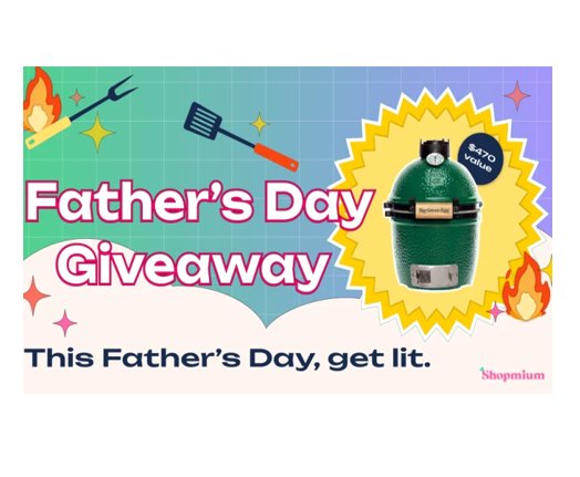 Shopmium Father's Day Giveaway - Win A MINI Big Green Egg