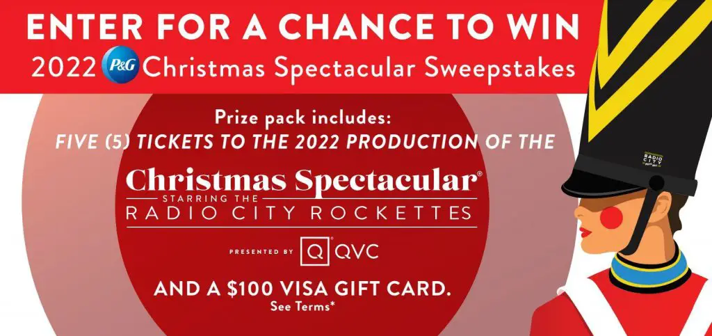 ShopRite P&G Christmas Spectacular Sweepstakes - Win 5 Tickets To The Christmas Spectacular + $100 VISA Gift Card