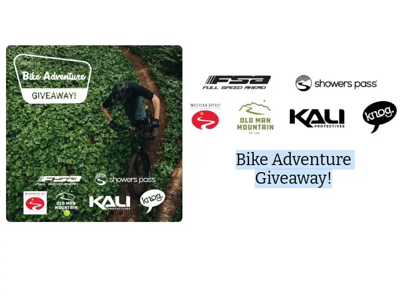 Showers Pass Bike Adventure Giveaway - Win Gift Cards, Bike Parts And More