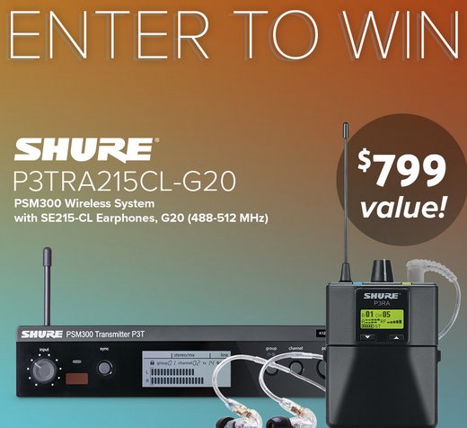 Shure Personal Monitor System Sweepstakes