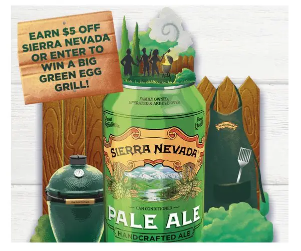 Sierra Nevada® Grilling Sweepstakes - Win a Green Egg Grill and More