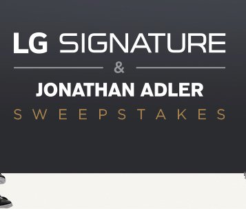 Signature & Jonathan Adler Sweepstakes