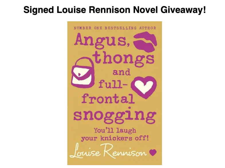 Signed Louise Rennison Novel
