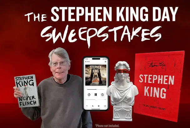 Simon & Schuster Stephen King Day 2025 Sweepstakes - Win A $365 Stephen King Prize Pack