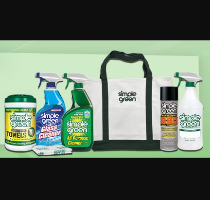Simple Green “Spring Into Clean” Sweepstakes - Win a $460 cleaning prize package