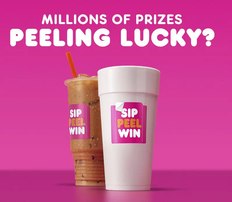 Sip Peel Win On-Cup Instant Win Game