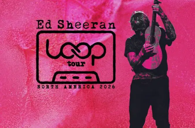 SiriusXM Ed Sheeran Loop Tour Sweepstakes - Win a trip for 2 to an Ed Sheeran concert!