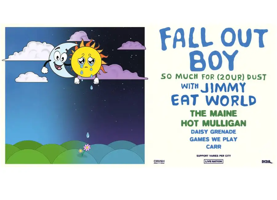 SiriusXM Fall Out Boy Tour 2024 Row-A-Show Sweepstakes - Win 10 Fall Out Boy Concert Tickets (23 Winners)