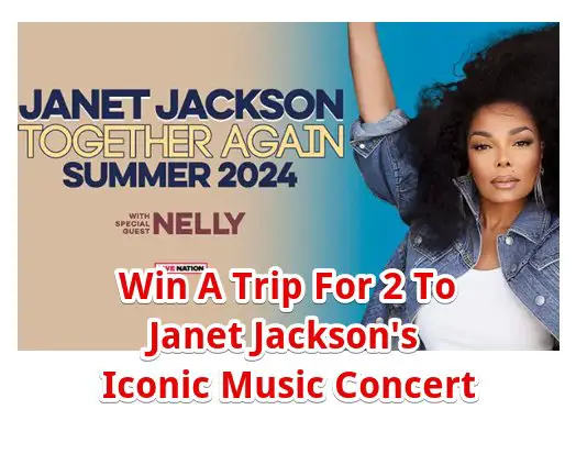 SiriusXM Janet Jackson Together Again Tour Giveaway – Win A Trip To Janet Jackson's Iconic Music Concert