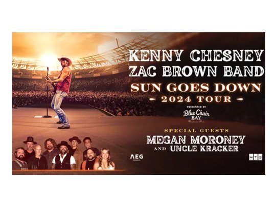 SiriusXM Kenny Chesney’s Sun Goes Down Tour Sweepstakes – Win A Trip For 2 To A Kenny Chesney Concert