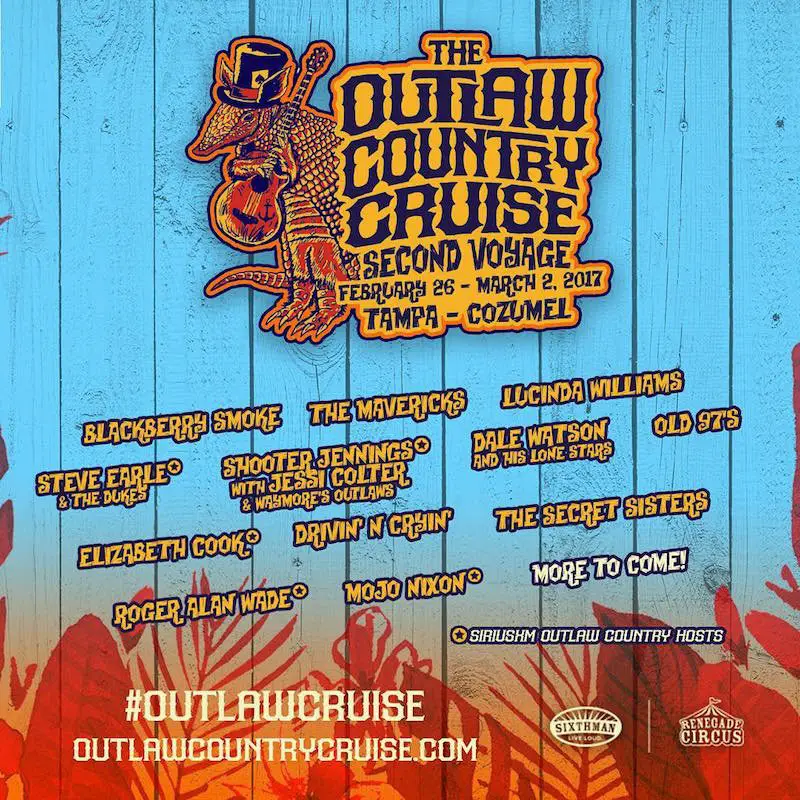 SiriusXM Outlaw Country Cruise 2017 Sweepstakes is Here!