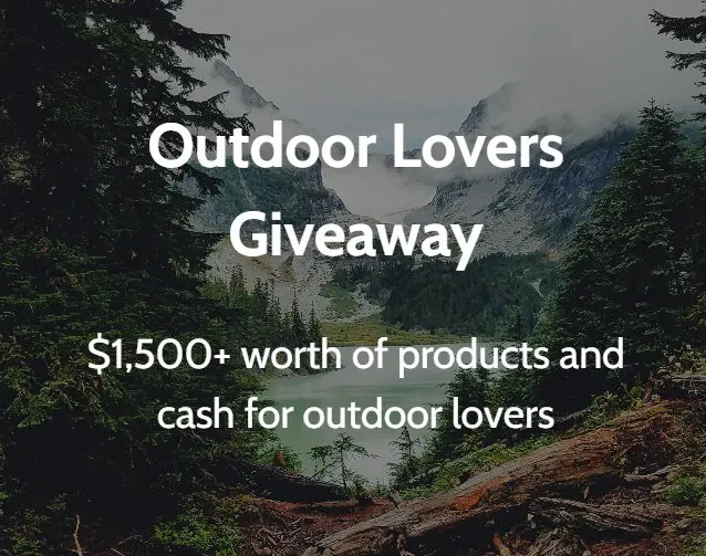 Sivana East Outdoor Lovers Giveaway - Win A $1550 Outdoor Lovers Prize Package