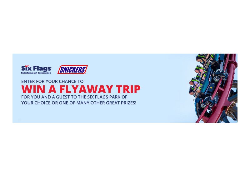 Six Flags Flyaway Sweepstakes - Win A Trip For 2 To Six Flags