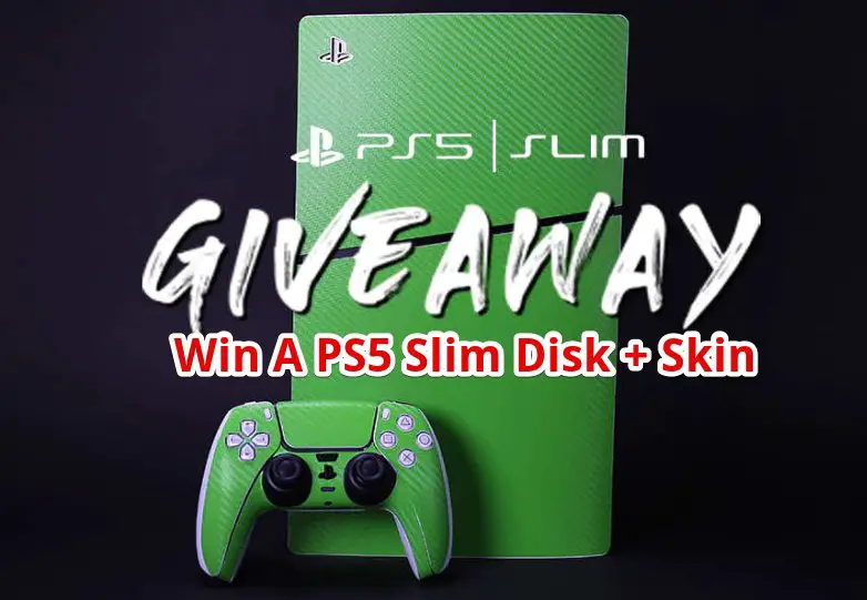 SkinIt PS5 Slim Disk Giveaway - Win A PS5 Slim Disk + Skin