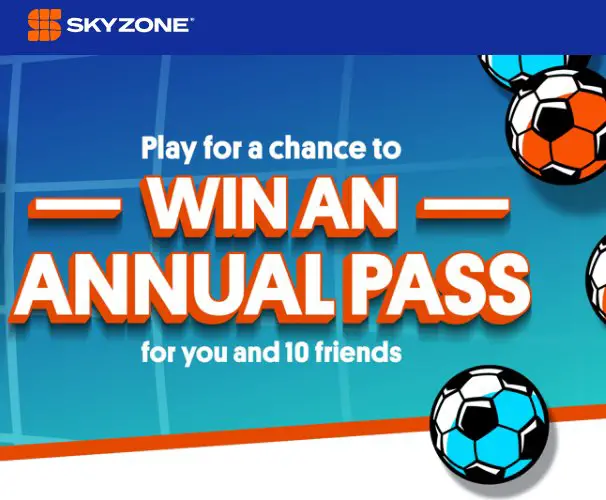 Sky Zone “Sky Cup” Instant Win Game - 16,800 Instant Winners