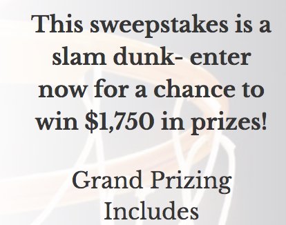 Slam Dunk Cheese Prizes