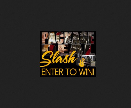 Slash? AFD Les Paul Performance Pack Sweepstakes