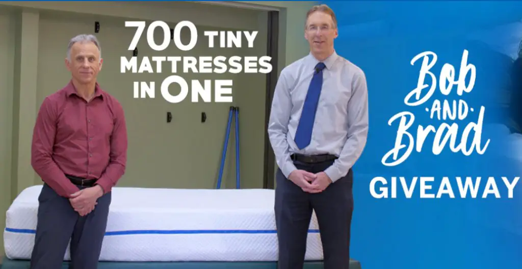 SleepOvation Bob And Brad Giveaway – Win 1 SleepOvation 700 Tiny Mattresses In 1 & 2 Pillows