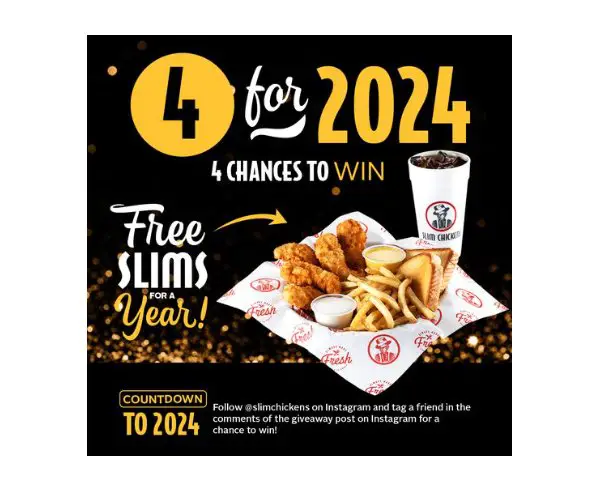 Slim Chickens Free Slims For A Year Giveaway - Win A Year's Worth Of Slim Chickens