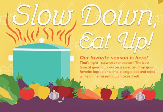 Slow Down, Eat Up Promotion!