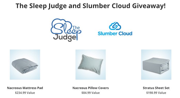Win a Slumber Cloud Bedding Set!