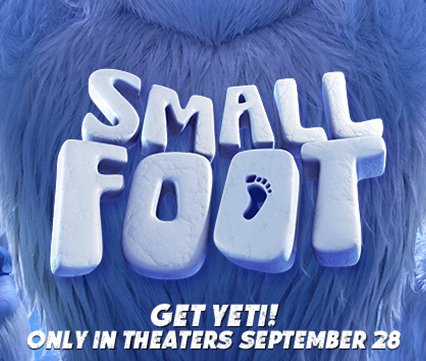 Smallfoot Sweepstakes